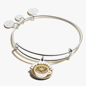 Alex and Ani Life Happens, Coffee Helps Charm Bangle